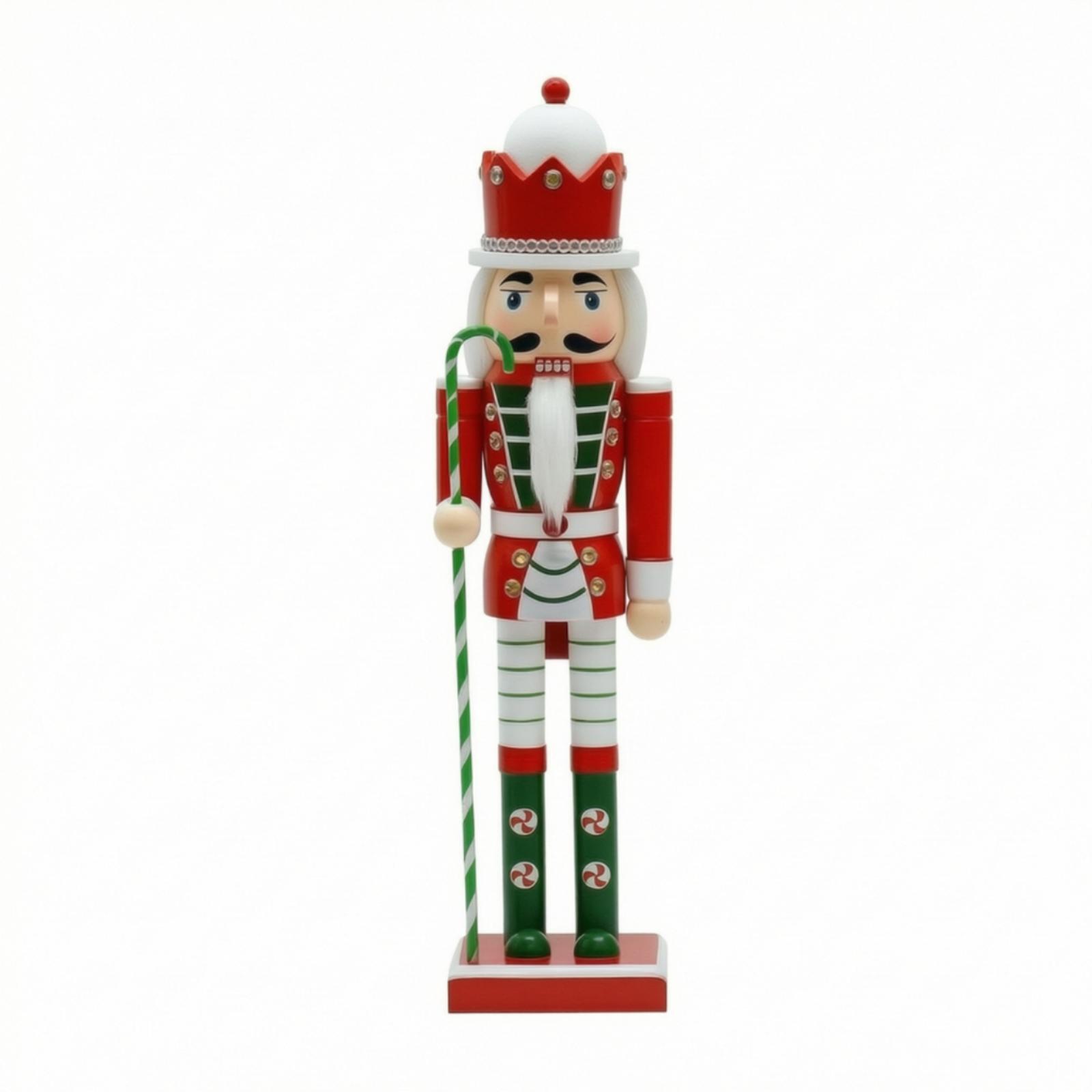 Nutcracker Figurine - Figura Decorativa de Cascanueces Pintada para
