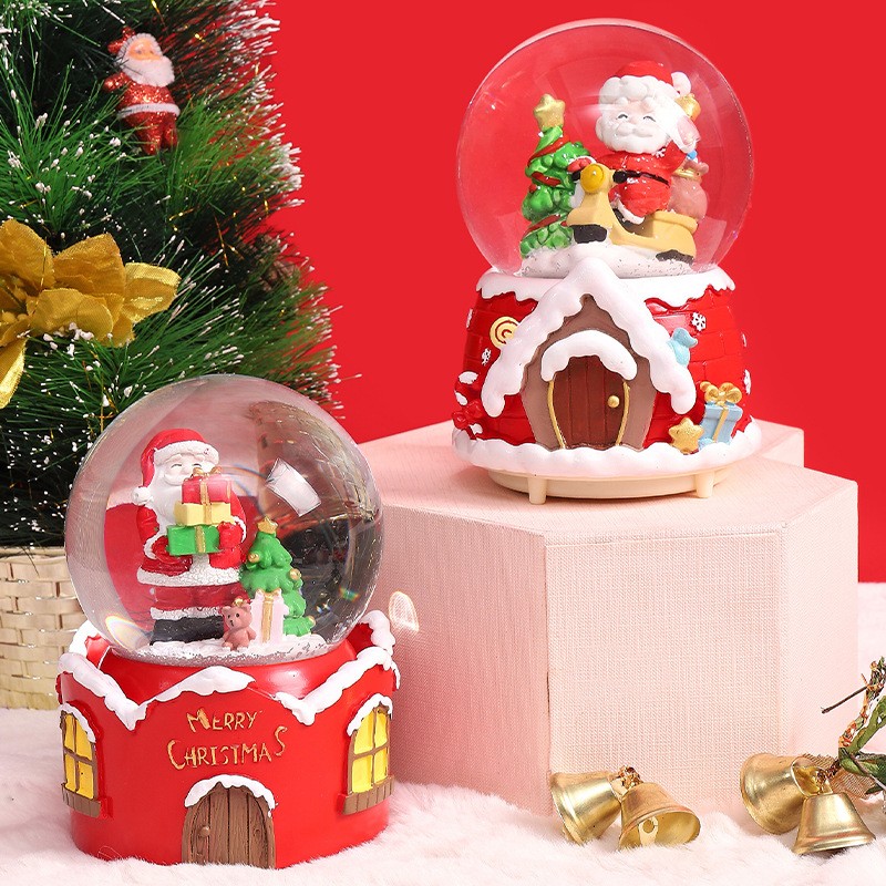 Snow Globe Musical - Globo de nieve navideño con luces
