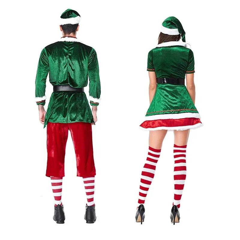 Disfraz de Papá Noel, Disfraz  - Elf Costume Christmas reseña y precio
