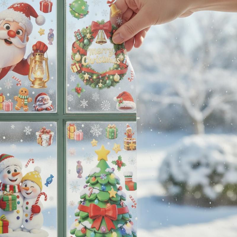 Pegatinas Navideñas para Venta - Snowflake Window Decal reseña y precio