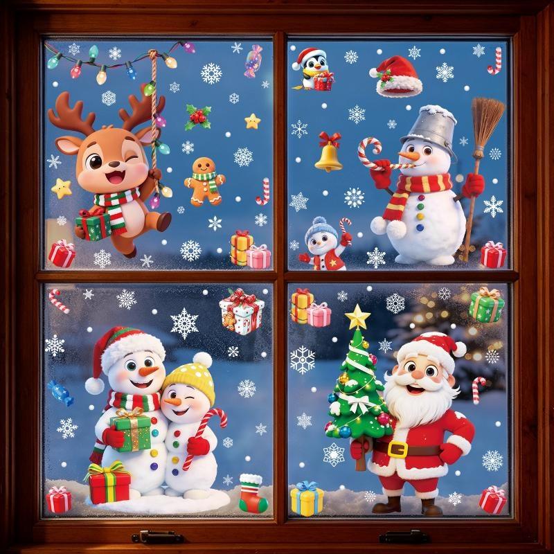 Pegatinas Navideñas para Venta - Snowflake Window Decal reseña y precio
