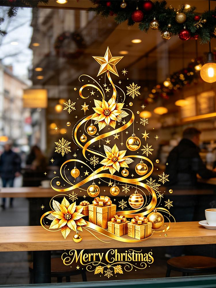 Adhesivos de pared con motivos - Snowflake Window Decal reseña y precio