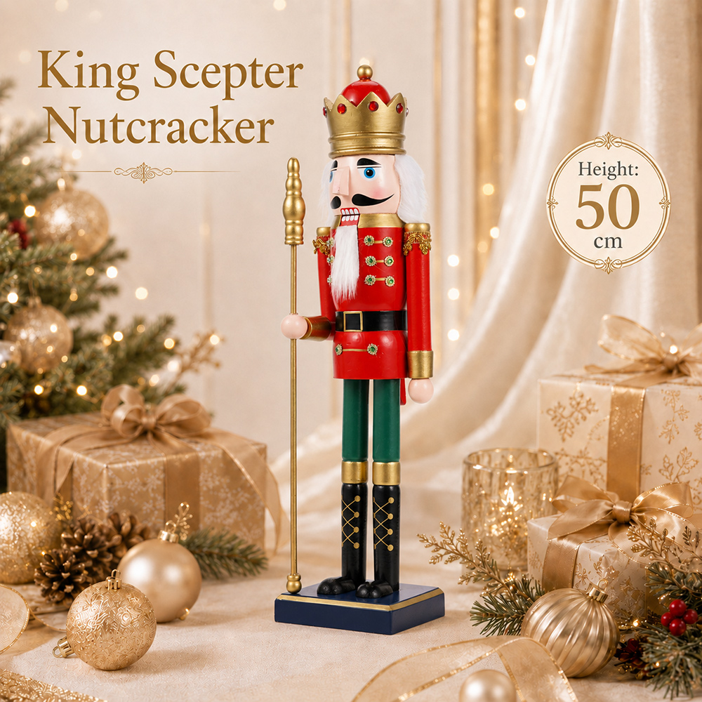 Muñeco de madera de 50CM con c - Nutcracker Figurine reseña y precio