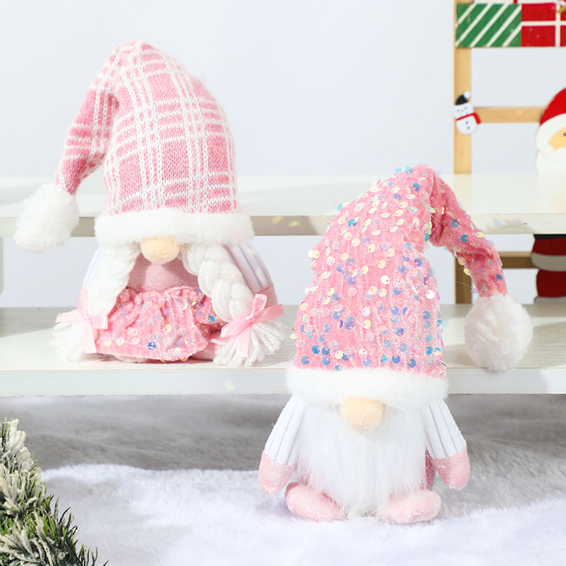 Decoraciones navideñas de gnom - Santa Hat Plush reseña y precio