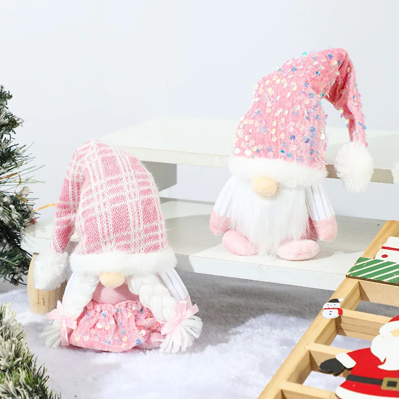 Decoraciones navideñas de gnom - Santa Hat Plush reseña y precio
