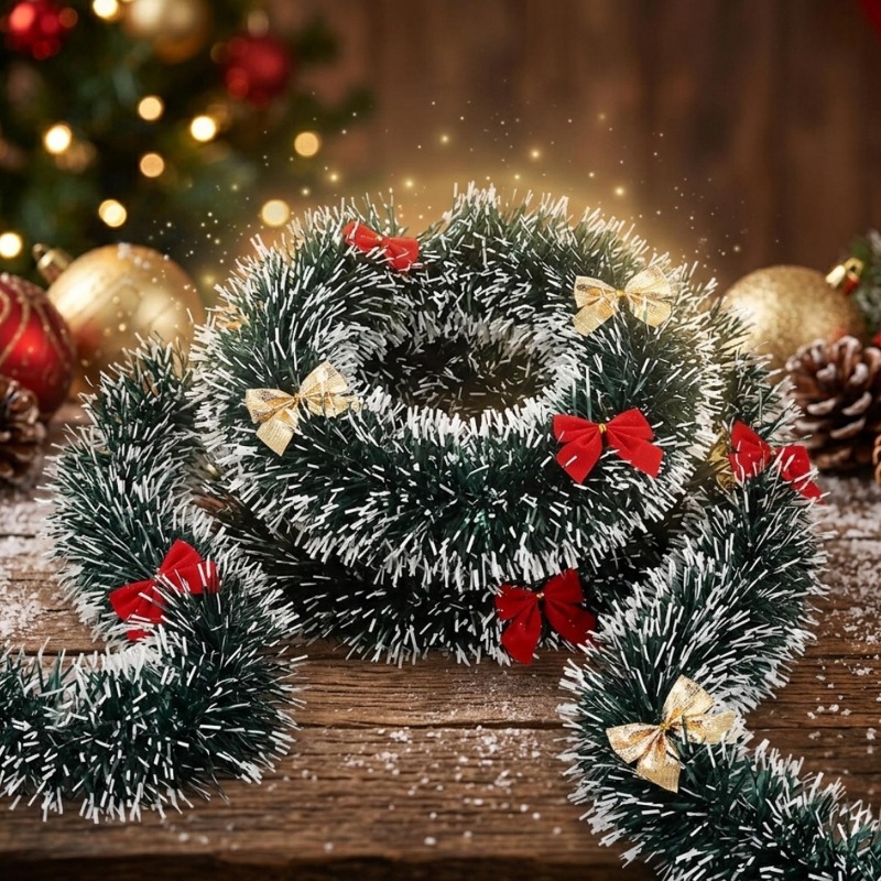 Guirnalda de Navidad de 20/2 m - Tinsel Garland Decoration reseña y precio