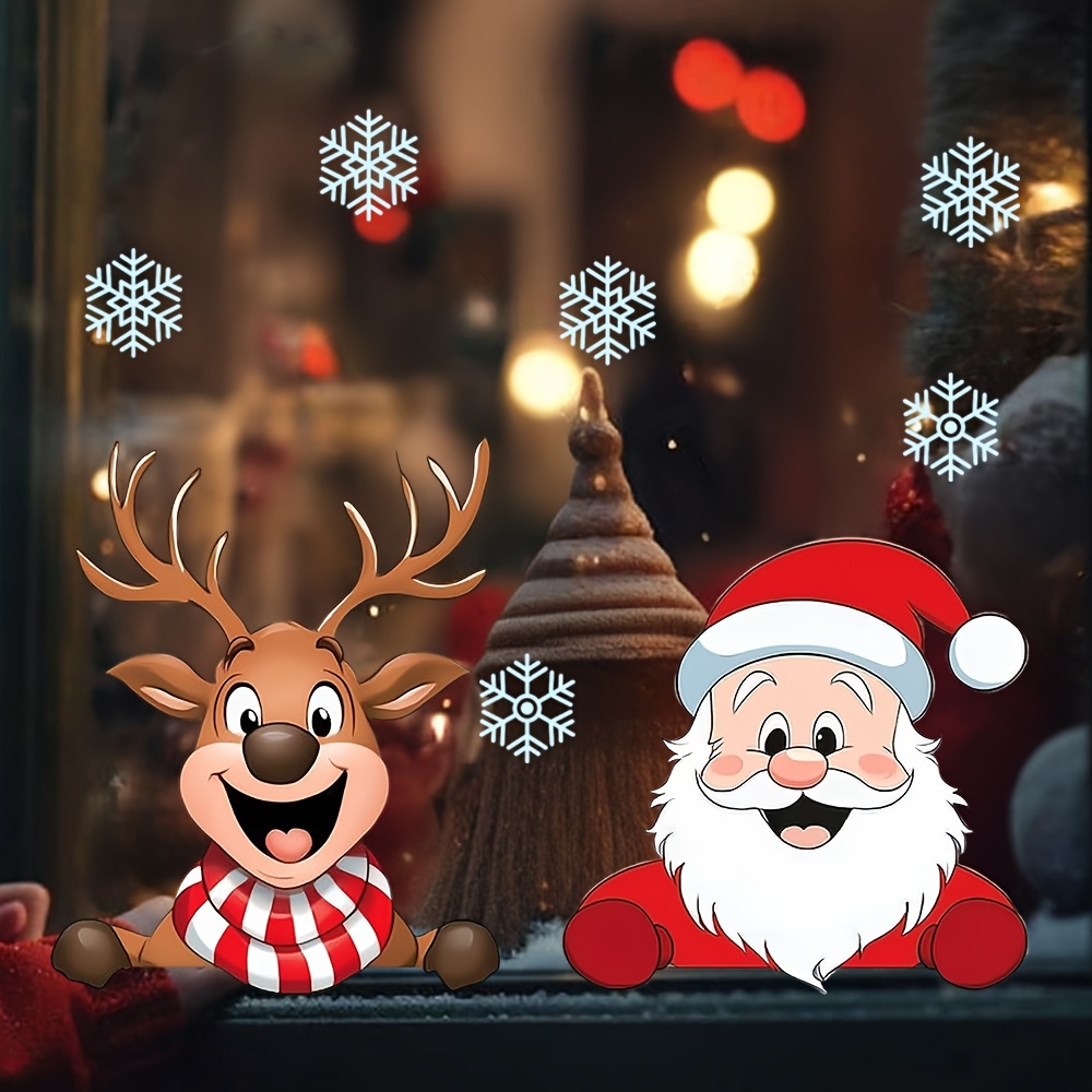 Pegatinas Navideñas para Venta - Snowflake Window Decal reseña y precio