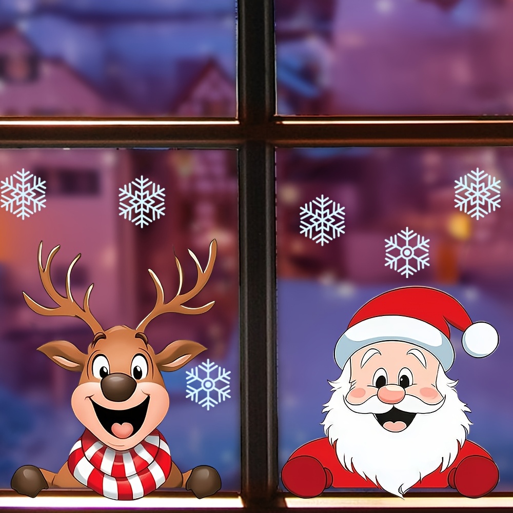 Pegatinas Navideñas para Venta - Snowflake Window Decal reseña y precio