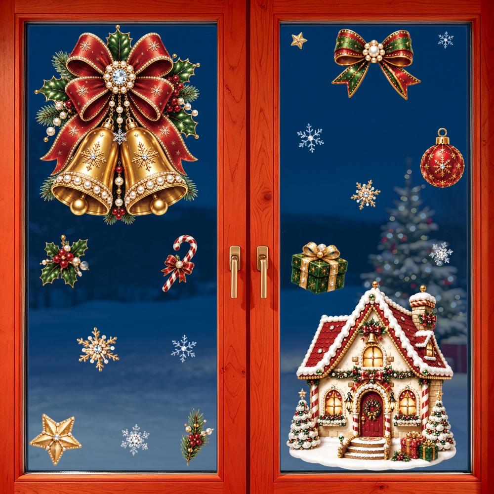 Navidad 2027 Nuevas Pegatinas  - Snowflake Window Decal reseña y precio