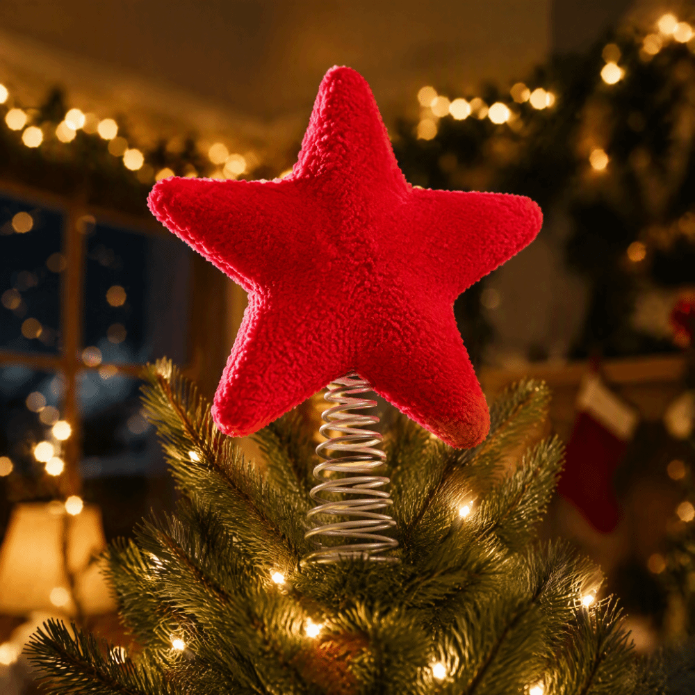 Adorno de estrella para la pun - Star Tree Topper reseña y precio