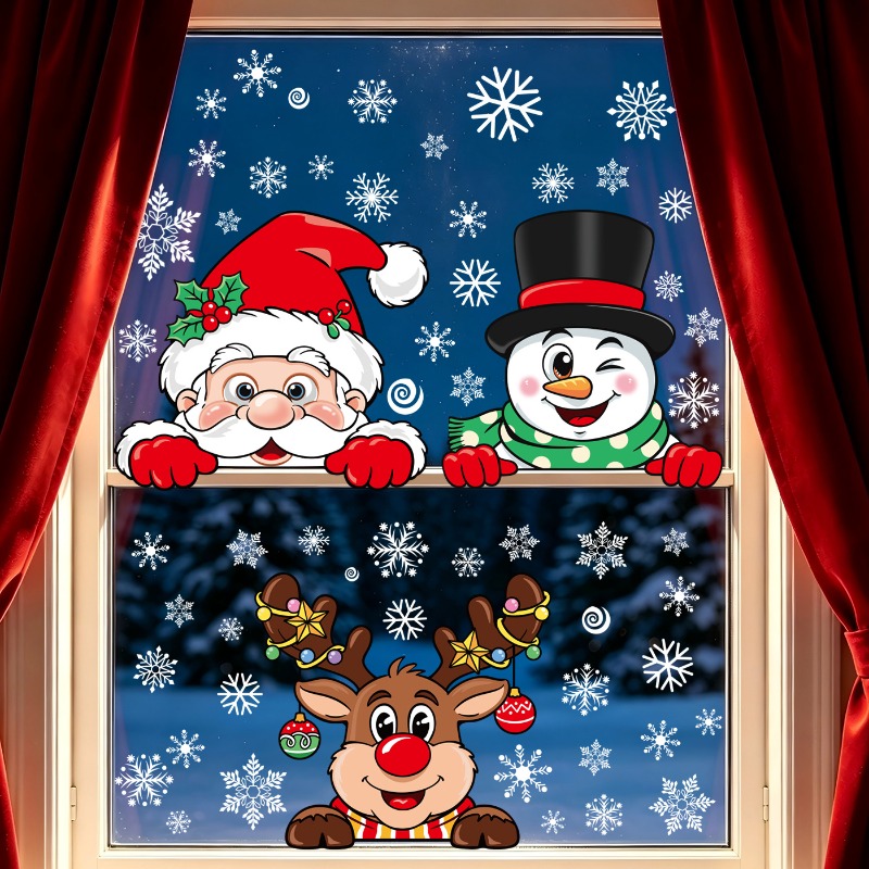 Pegatinas Adhesivas Estáticas  - Snowflake Window Decal reseña y precio