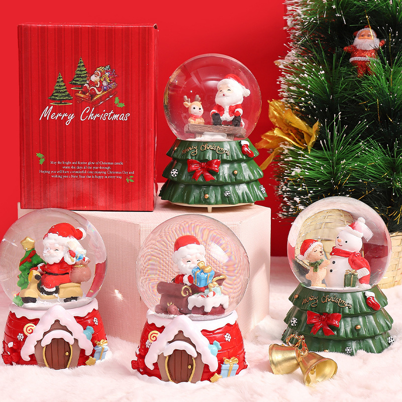 Globo de nieve navideño con lu - Snow Globe Musical reseña y precio