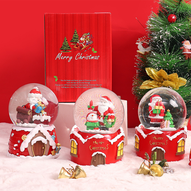 Globo de nieve navideño con lu - Snow Globe Musical reseña y precio