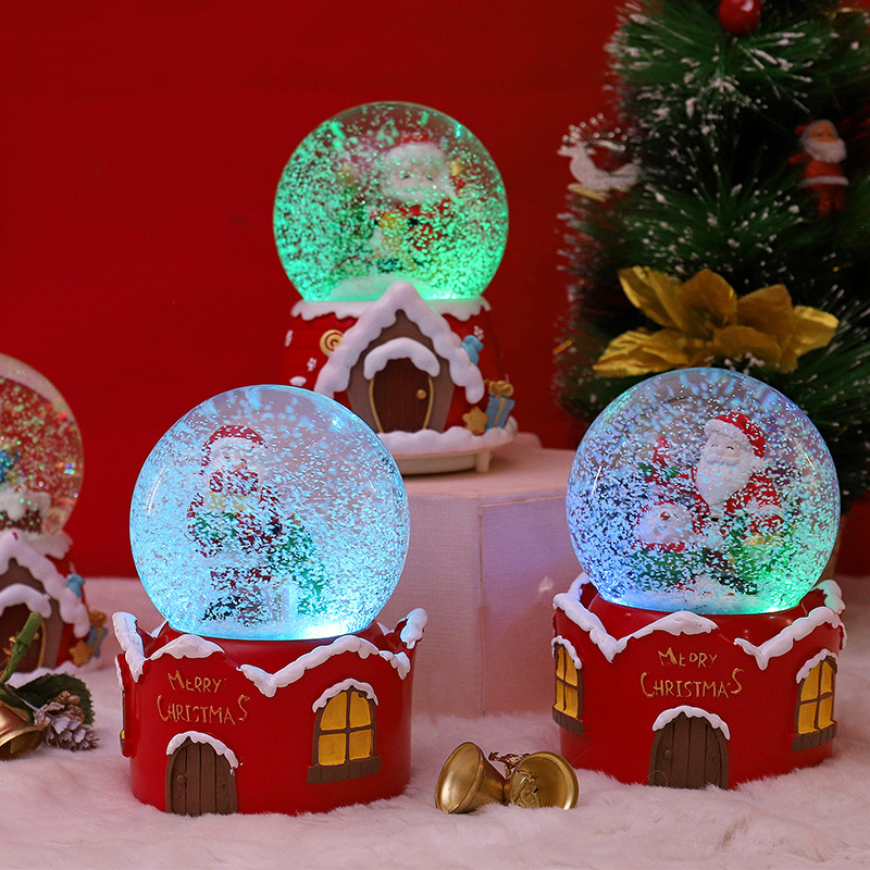 Globo de nieve navideño con lu - Snow Globe Musical reseña y precio