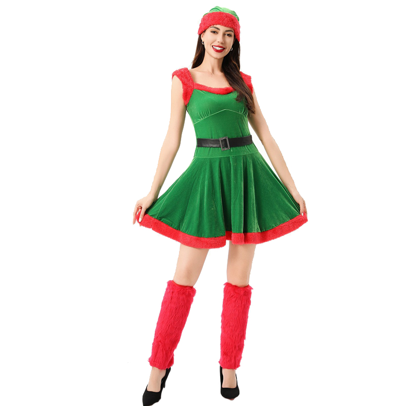 Nuevo disfraz de Carnaval de P - Elf Costume Christmas reseña y precio