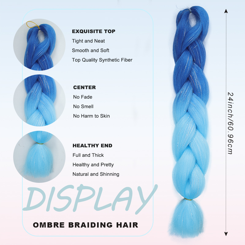 Trenzas Jumbo Brillantes de Le - Tinsel Garland Decoration reseña y precio