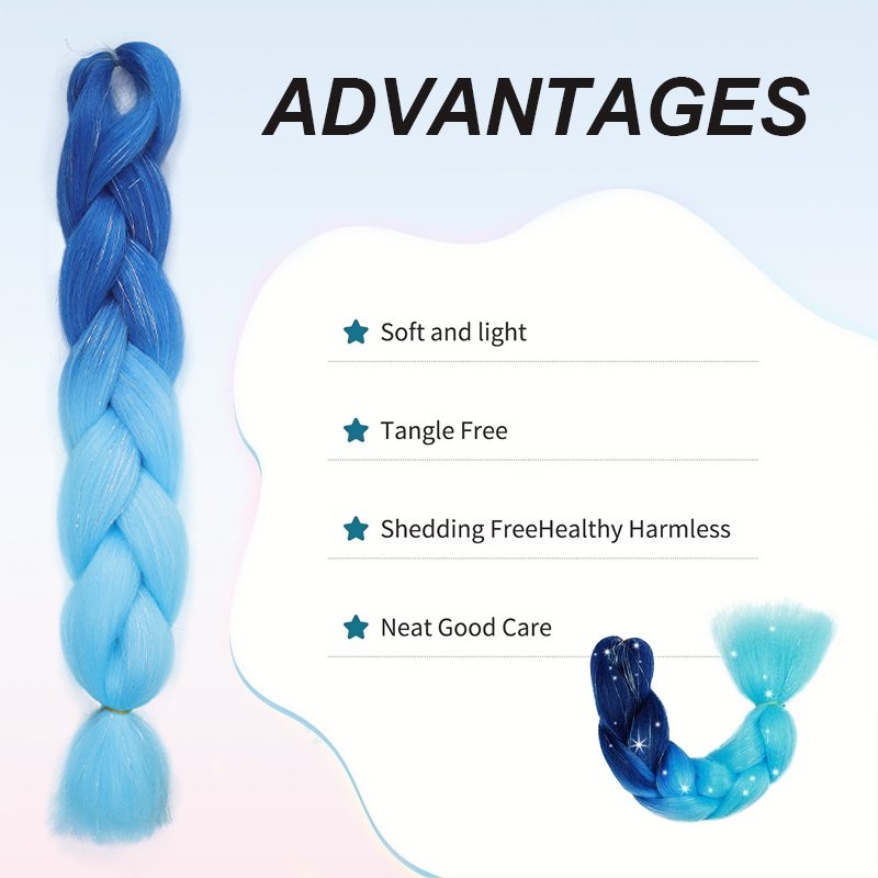 Trenzas Jumbo Brillantes de Le - Tinsel Garland Decoration reseña y precio