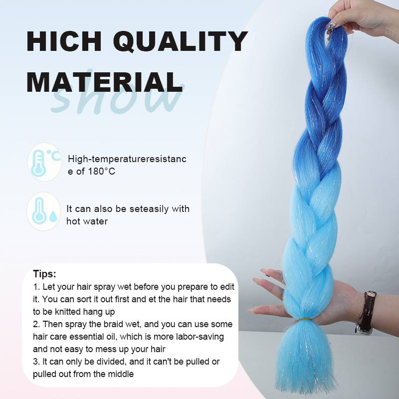 Trenzas Jumbo Brillantes de Le - Tinsel Garland Decoration reseña y precio