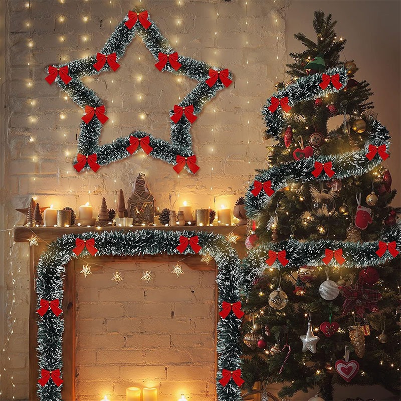 Guirnalda de Cintas de Navidad - Tinsel Garland Decoration reseña y precio