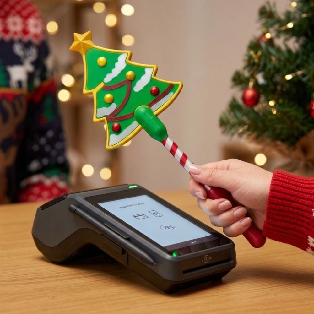 Varita Mágica de Pago Navideña - Star Tree Topper reseña y precio