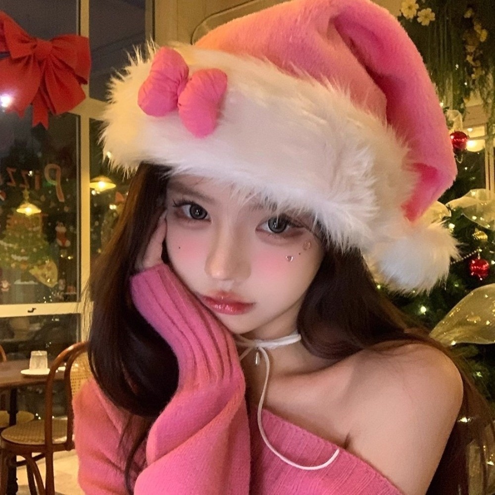 Nuevo Gorro de Santa con Lazo  - Santa Hat Plush reseña y precio