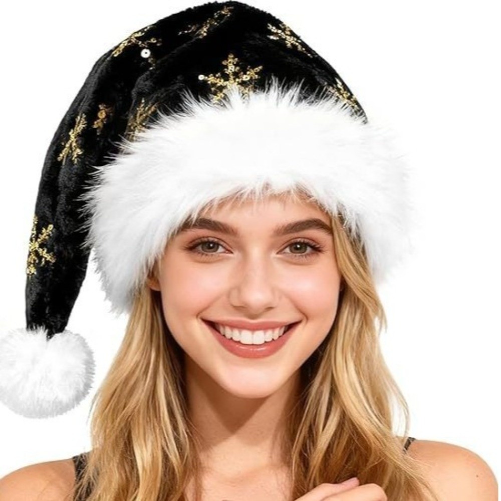Nuevo Gorro de Santa con Lazo  - Santa Hat Plush reseña y precio